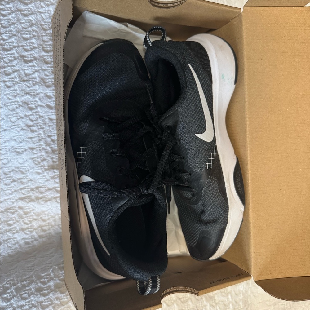 Nike Black and Gray Flex Experience Shoes